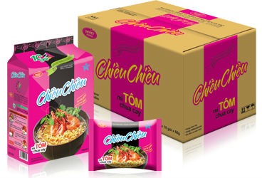 Chieu Chieu Hot & Sour Shrimp Flavor Instant Noodles